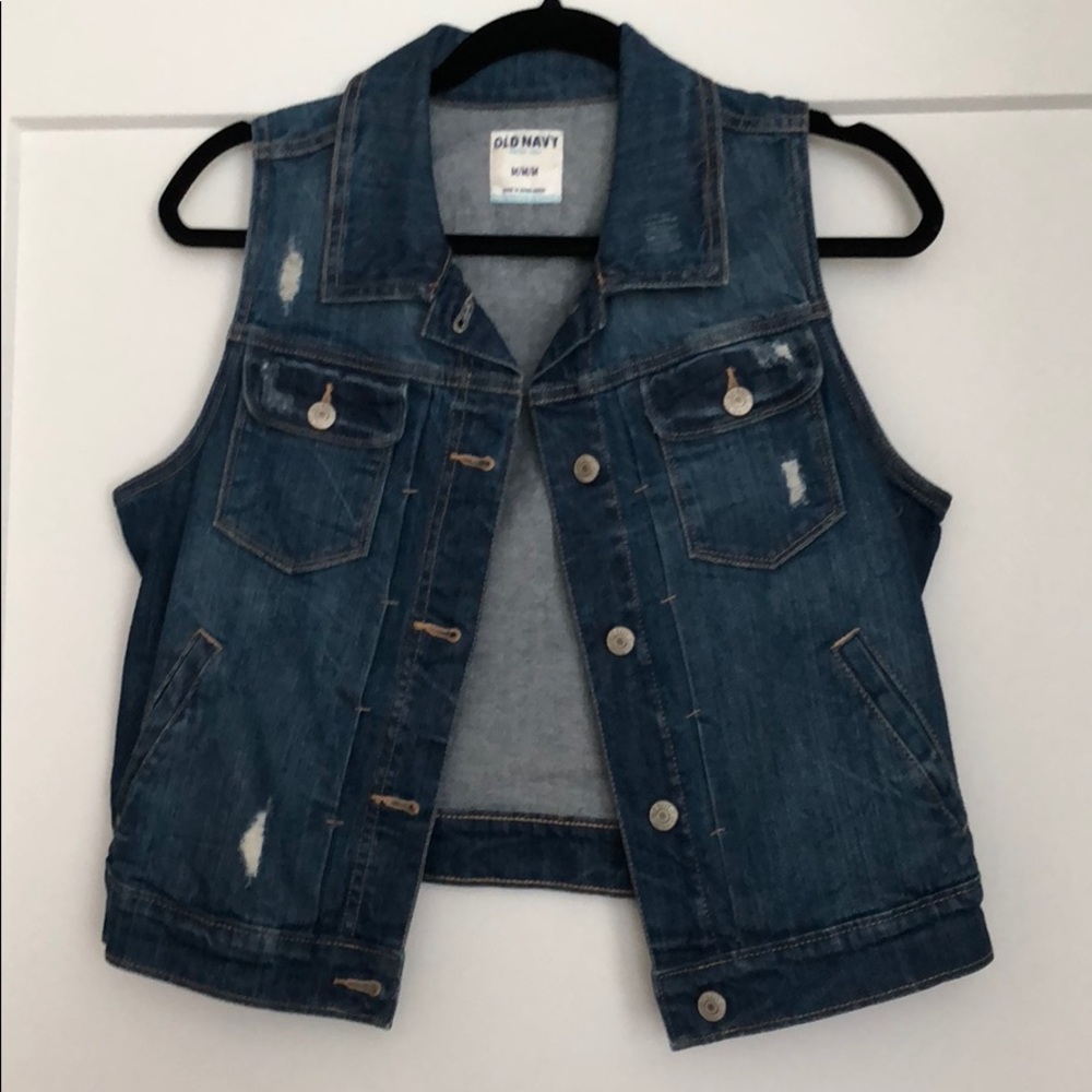 Old Navy Denim Vest Size Medium